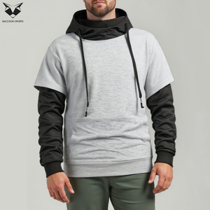 Everyday Casual Double Layered Hoodie, Stylish <b>Pullover</b> & Zipper Sweatshirts Wholesale Custom Supplier And Print Hoodie <b>For</b> <b>Men</b> - Product Image 6