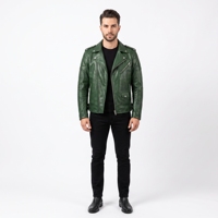 Dumela Nouvelle veste bomber en cuir décontractée pour homme, boutonnage simple, coupe classique, service OEM, noire, séchage rapide et respirante
