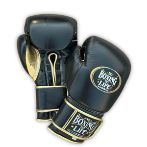 Guantes de Boxeo Personalizados No Boxing No Life para Entrenamiento y Sparring, con Cierre de Gancho y Lazo, de Cuero Genuino OEM - Product Image 6