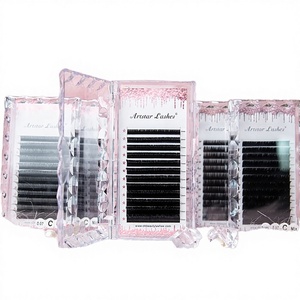 ขนตาปลอมแบบเส้นต่อเส้น แฮนด์เมดจากเกาหลี แบรนด์ส่วนตัว ผลิตจากวัสดุธรรมชาติ ติดทนนาน พร้อมกาวติดขนตา BlackBerry Matt Silk Lash Glue - Product Image 4