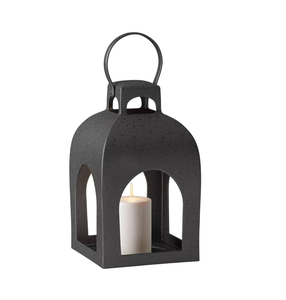 Farol de hierro vintage con asa para decoración del hogar, portavelas duradero, estilo moderno, para uso en interiores y exteriores. - Product Image 6