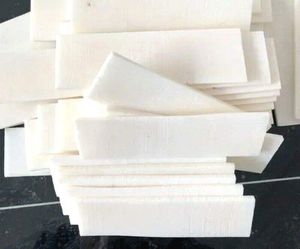 Écailles en os incrustées de pierres, couleur blanc naturel, couteau à écailles en os de haute qualité à bas prix - Product Image 5
