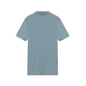 เสื้อโปโลแขนสั้นลายทางสำหรับผู้ชาย2025เทรนด์เสื้อกีฬาผ้าแคนวาสแบบมีความชื้น - Product Image 2