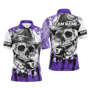 Camisetas Deportivas de Billar Profesionales para Hombre, de Alta Calidad, Diseño Personalizado, Secado Rápido, Tejido de Algodón y Poliéster, Estampadas - Product Image 4