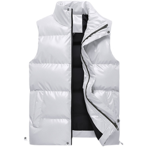 Chaleco Formal Acolchado para Hombre, Chaqueta sin Mangas, Transpirable, Resistente al Agua, Cálido para Invierno, con Cierre y Múltiples Bolsillos, OEM - Product Image 3