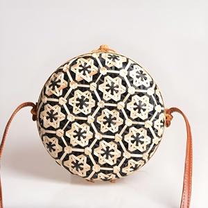 Bolsos de moda tejidos de bambú y ratán, con logotipo personalizable, marca privada, se acepta de Vietnam - Product Image 6