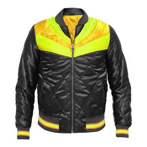 Premium Sunrise Satin <b>Jacket</b> <b>Men</b> Women | Custom Embroidery | Varsity Coach Bomber | OEM Supplier - Product Image 3