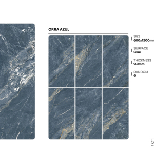 กระเบื้องพอร์ซเลนคุณภาพส่งออก ขนาด 600x1200 มม. เกรดพรีเมียม สำหรับปูพื้นและผนัง เหมาะสำหรับใช้งานเชิงพาณิชย์ - Product Image 1