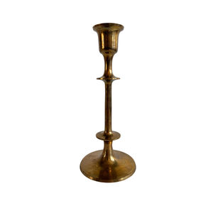 Candelabro curvo moderno de latón dorado, arte metálico premium, candelabro para velas cónicas, para decoración de mesa de lujo en el hogar. - Product Image 5
