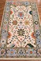 Tapis de style persan vintage – Grand tapis décoratif antidérapant pour salon |   Tapis à motifs floraux traditionnels, décoration intérieure