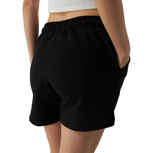 ARTIST INDUSTRY Women's Athletic <b>Drawstring</b> Shorts with Pockets Sweat Shorts Workout Wear 100% Cotton Bermuda Shorts - Product Image 3