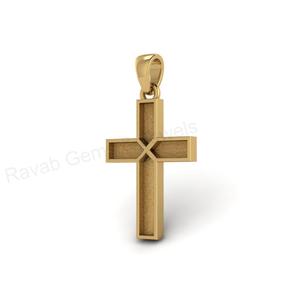 Solid 925 Sterling Silver 17x25mm Cross Design Blank Bezel Charm <b>Pendant</b> Setting <b>for</b> <b>Ashes</b> Resin Keepsake DIY Memorial Jewelry - Product Image 1