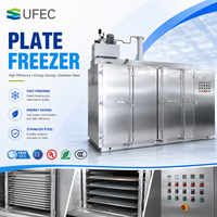 Congélateur horizontal à plaques haute capacité pour l'industrie de transformation des produits de la mer et des aliments à grande échelle