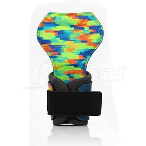 Poignées de musculation robustes en cuir, équipement de gym idéal pour la stabilité du tronc et les levages lourds - Product Image 3