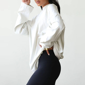 Camiseta Casual Extra Grande para Mujer, 100% Algodón Grueso, Transpirable, Talla Grande, con Botones, Personalizable, Ajuste Cómodo - Product Image 1