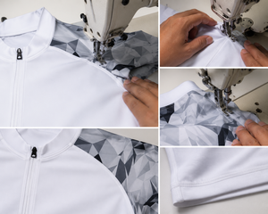 <b>Men</b> Eco Friendly <b>Compression</b> <b>Shirt</b> Quick Dry Customize Logo Stretchable Contrast Sleeves Print O-Neck Rash Guard Gym Wear <b>Shirt</b> - Product Image 6