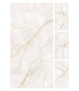 Carrelage en porcelaine poli Onyx Beige Octa Premier Choix 24x48, surface brillante, carreaux vitrifiés, appartement moderne, céramique Novac - Product Image 3