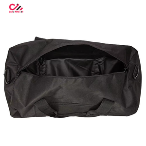 Premium Quality Custom Black Duffel Bag with Zipper Closure Handmade Hair Hide Travel Weekender for <b>Men</b> Women - Product Image 1