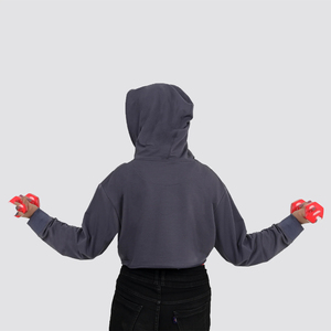 Womens Crop Hoodie Sweatshirt Blank Hooded <b>Top</b> Custom Printing OEM ODM Wholesale Supplier - Product Image 6