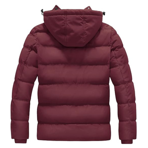 Wholesale Custom Blank Men Puffer Jacket Stand Collar Heavyweight <b>Padded</b> Winter Bubble <b>Coat</b> - Product Image 6