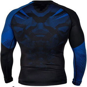 Haut de bain à manches longues pour homme, blanc, en spandex et polyester, à séchage rapide, pour activités aquatiques - Product Image 3