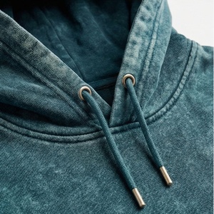 Conjunto de Sudadera Holgada y Pantalones Acampanados Personalizados para Hombre, Estilo Urbano, con Lavado Ácido, Estampado DTG, Corte Recortado - Product Image 4