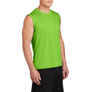 Breathable <b>Moisture</b> Wicking Quick Dry Eco-Friendly Mens Tank Top Custom Logo Customizable Design for Fitness Training - Product Image 5