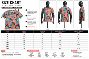 Camiseta con Estampado Floral Personalizada para Hombre, Venta al por Mayor, Manga Corta, Cuello Redondo, Informal, Verano, Estampado Tropical Hawaiano, Fabricante OEM - Product Image 5