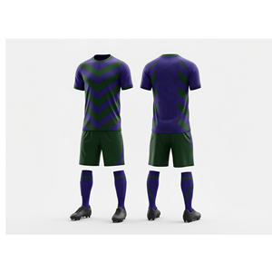 Kit de football personnalisé Impression par sublimation Uniforme d'équipe |   Tailles pour hommes, femmes et jeunes |   Vêtements de sport légers et à séchage rapide - Product Image 3