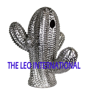 <b>Table</b> <b>Top</b> Sculptures From Indian Supplier Aluminum Based Home <b>Decor</b> Grey Color Leafy Shape Showpiece - Product Image 4