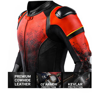Trajes de Cuero para Motociclismo Todoterreno para Hombre, Traje de Motocicleta Personalizado Hecho a Medida - Product Image 4