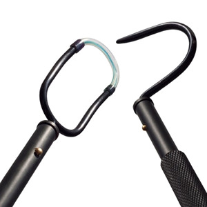 Snake <b>Hook</b> Stainless Steel Telescopic Retractable Snake Handling Tool Portable Snake Catcher for Reptile Herping Wil BY G <b>S</b> I - Product Image 1