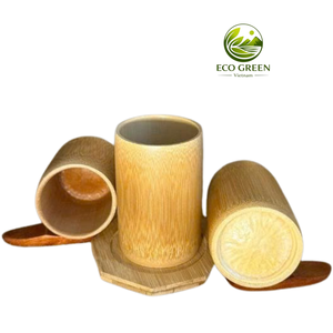 Tasse en bambou minimaliste, tasse à boire en bois naturel, écologique, réutilisable pour les amoureux de la vie verte - Product Image 1