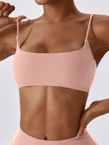 Custom Women Workout Sports <b>Bra</b> High <b>Stretch</b> Nylon Spandex Breathable Gym Fitness Activewear Clothing OEM Service - Product Image 3