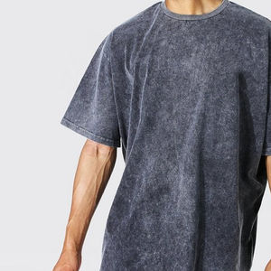 เสื้อยืดผ้าฝ้าย100% สำหรับผู้ชายขนาดใหญ่พิเศษพิมพ์ลายเฮฟวี่เวทเสื้อผ้ามือสอง - Product Image 2