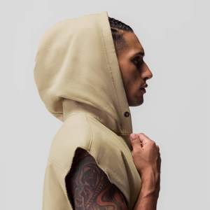 Sudadera Ligera sin Mangas con Capucha para Hombre, Sudadera con Capucha para Gimnasio, Ropa de Entrenamiento Físico, Transpirable, para Correr, Deportes, Fisicoculturismo - Product Image 5