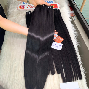 Paquets <span class=keywords><strong>de</strong></span> cheveux humains vietnamiens bruts lisses et soyeux <span class=keywords><strong>de</strong></span> <span class=keywords><strong>luxe</strong></span> <span class=keywords><strong>de</strong></span> haute qualité, trame <span class=keywords><strong>de</strong></span> cheveux vierges, disponibles en stock en gros 8 "-48" - Product Image 6