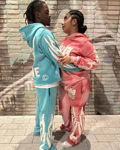 2026 Men's Hooded Tracksuit <b>Set</b> Full Length Sweatshirt Sweatpants Streetwear Regular Fit 100% Cotton Autumn Wear - Product Image 4