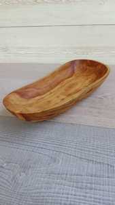 ชามไม้แกะสลักสไตล์วาบิซาบิ ทำด้วยมือจากไม้ธรรมชาติ สำหรับใช้ในบ้าน - Product Image 4