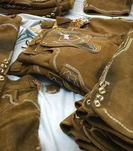 Pantalones Lederhosen Bávaros Alemanes Premium para Hombre, Casuales, Ecológicos, Impermeables, Resistentes al Viento, de Secado Rápido, Hasta la Rodilla, para Oktoberfest - Product Image 6