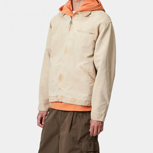 Chaqueta de Cuero Genuino Acolchada para Hombre, Personalizada, con Encaje de Piel, Impermeable, Transpirable, para Otoño e Invierno, Ropa de Trabajo para Exteriores, Moda Casual - Product Image 2