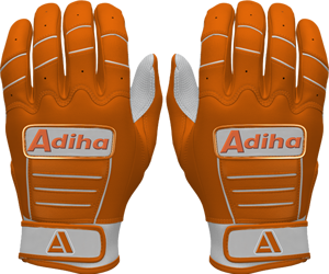 Gants de frappe de baseball en cuir de qualité supérieure Adiha Impex, légers, durables, antidérapants, avec fermeture auto-agrippante. - Product Image 1