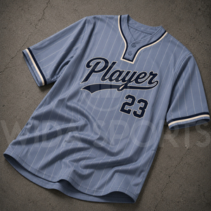 Custom <b>Baseball</b> Jersey 100% Polyester Striped Mesh Breathable Quick Dry Relaxed Fit Unisex Adult Team Uniforms Short Sleeve - Product Image 4