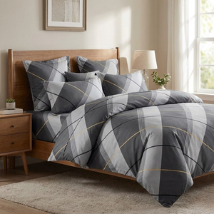 Ensemble de draps en coton pur de qualité supérieure, taille king, avec housses d'oreiller |   Qualité hôtelière sans jointure pour l'approvisionnement en gros et un confort de luxe - Product Image 3