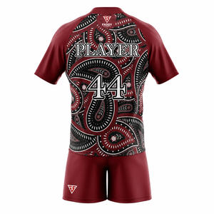Ensemble d'uniformes de rugby personnalisés par sublimation, respirant, maillot et short de rugby professionnels pour équipe, kit complet, vêtements de sport de haute qualité - Product Image 2