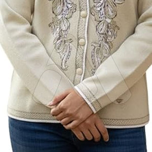 Suministro Directo de Fábrica, Ropa de Punto de Invierno Cómoda y Casual para Mujer, Bordada, 100% Algodón, Antiencogimiento, Transpirable, de Secado Rápido - Product Image 6