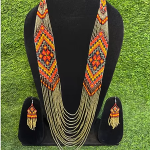 TRENDING Top <b>set</b> Handmade Tribal Seed <b>Bead</b> Necklace <b>Set</b> Boho Ethnic Jewelry for anniversary ,party,christmas - Product Image 1