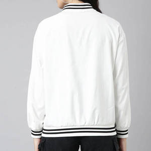 แจ็คเก็ตวาร์ซิตี้ดีไซน์ล่าสุด สวมใส่สบาย ตัดเย็บตามสั่งสำหรับผู้หญิง ขายส่งแจ็คเก็ตวาร์ซิตี้สำหรับผู้หญิง - Product Image 2