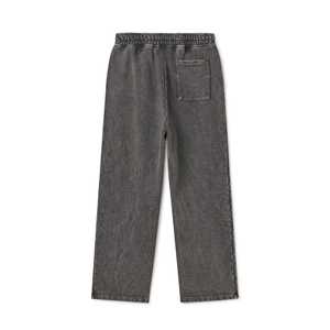 Mens Heavyweight Fleece Cargo Sweatpants Fashion Sport Baggy Pants <b>Jogger</b> with Pockets Black - Product Image 2