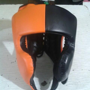 Leather Breathable Protective <b>Boxing</b> & Kickboxing Training Head Guard for Gym and Sparring - Product Image 1